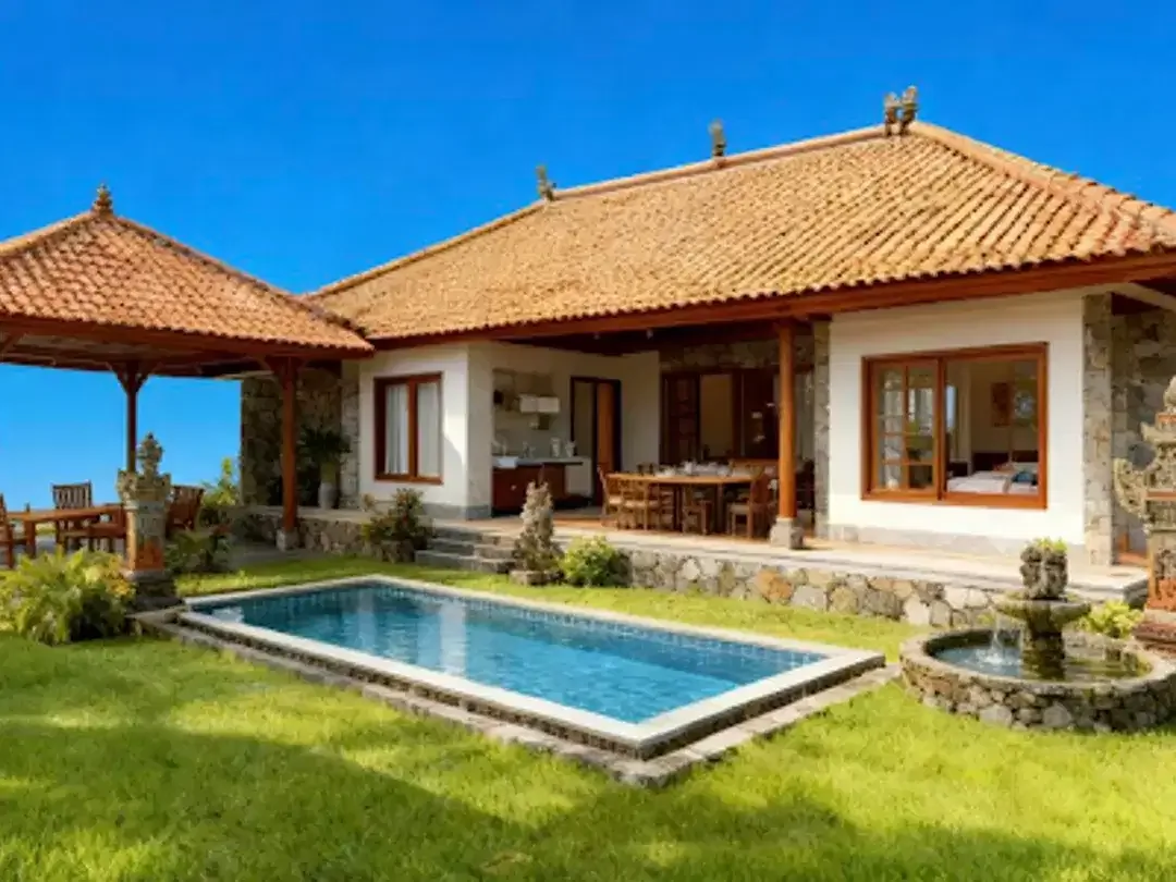 Villa Desain Tradisional di Pering dan Saba Gianyar Bali - Image 4 of 10