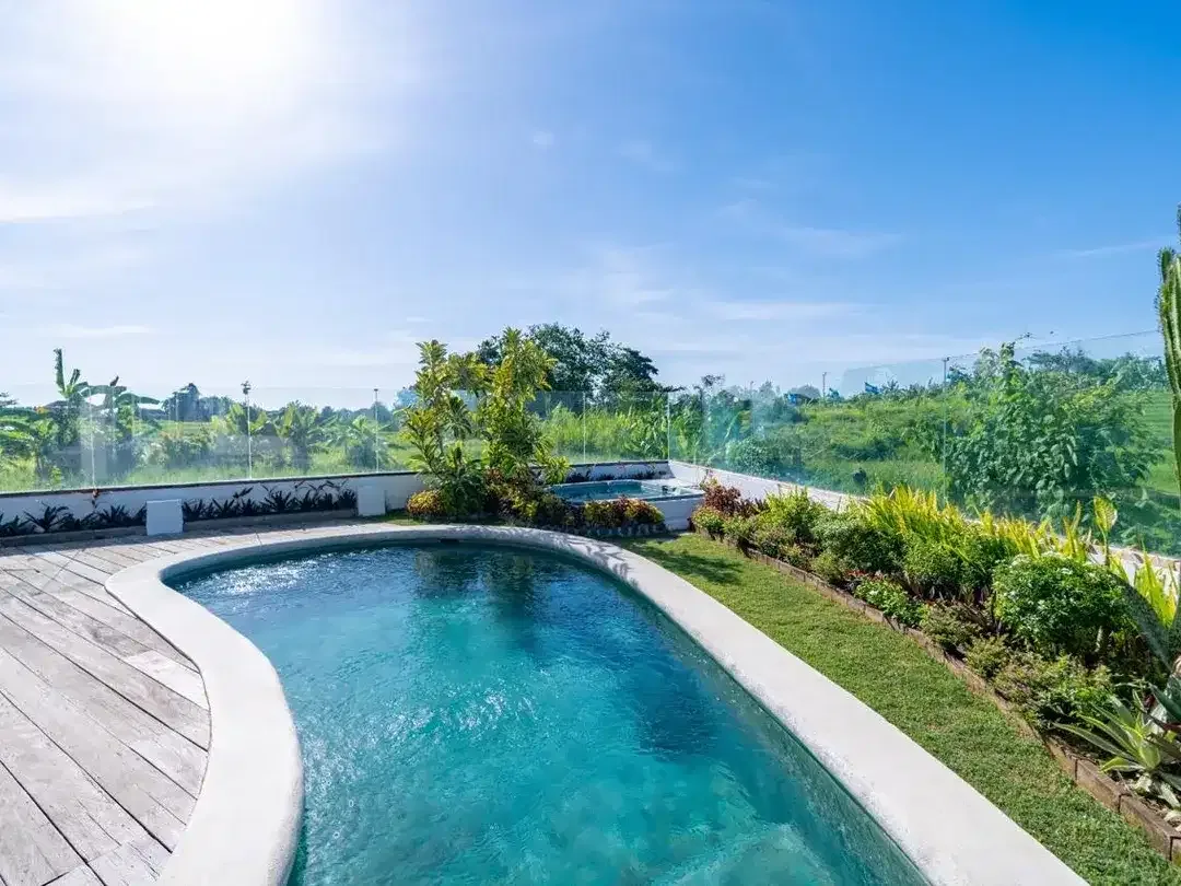 Dijual villa dengan view sawah di pantai brawa canggu - Image 10 of 10
