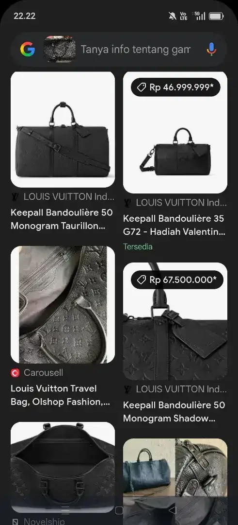 TAS LV Seri keepall Ori like new - Image 2 of 10