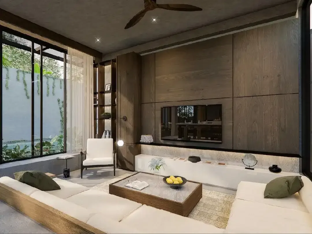 Vila 4 Kamar Tidur dengan Perabotan Lengkap di Perbukitan Jimbaran - Image 4 of 5