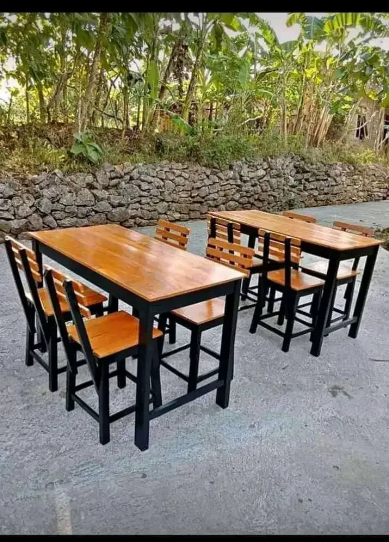 Jual meja kursi bahan kayu mahoni cocok buat resto - Image 3 of 3