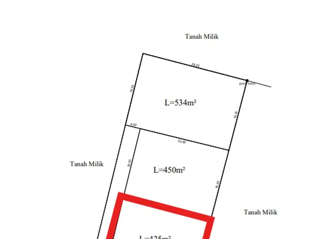 Tanah Dijual pinggir jalan Raya Utama di Ungasan - Image 3 of 5