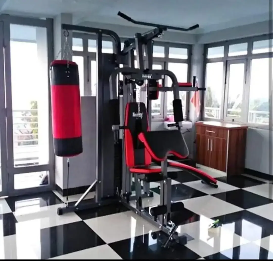 [ BISA COD ] PROMO Home Gym 3 sisi+Beban + Samsak - Image 2 of 3