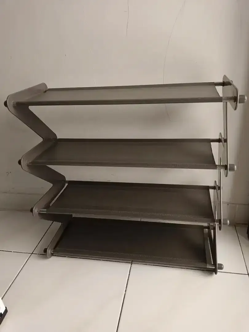 Dijual Murah Rak Sepatu/Rak Serbaguna 4tingkat Model Zigzag Uk47x19x46 - Image 1 of 4
