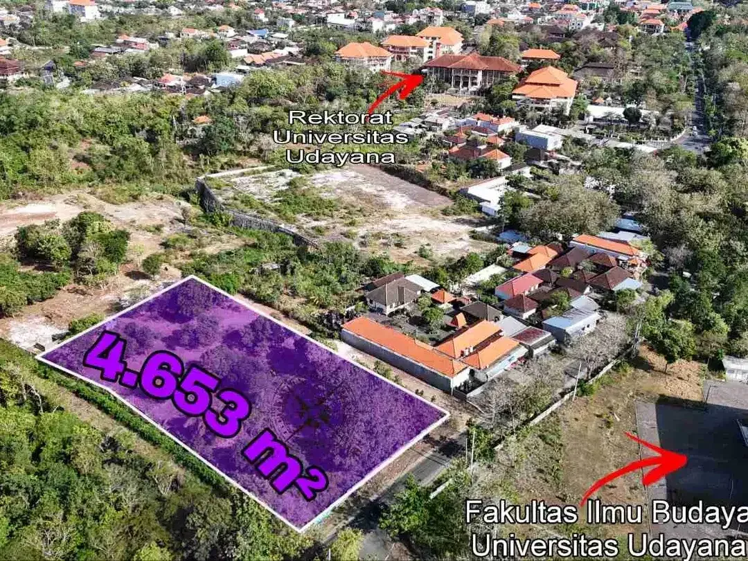 Tanah Murah 4.653m² Akses Jalan Besar Jimbaran - Image 2 of 10