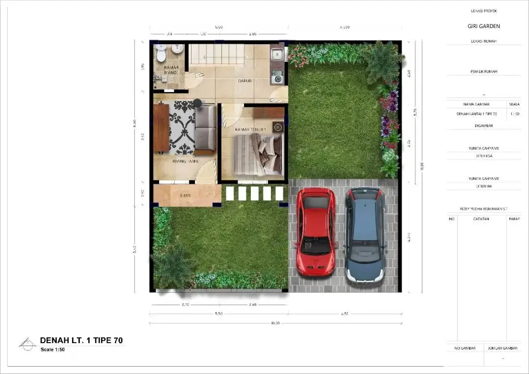Rumah Indent Perumahan Giri Garden - Listrik Underground - Image 7 of 8