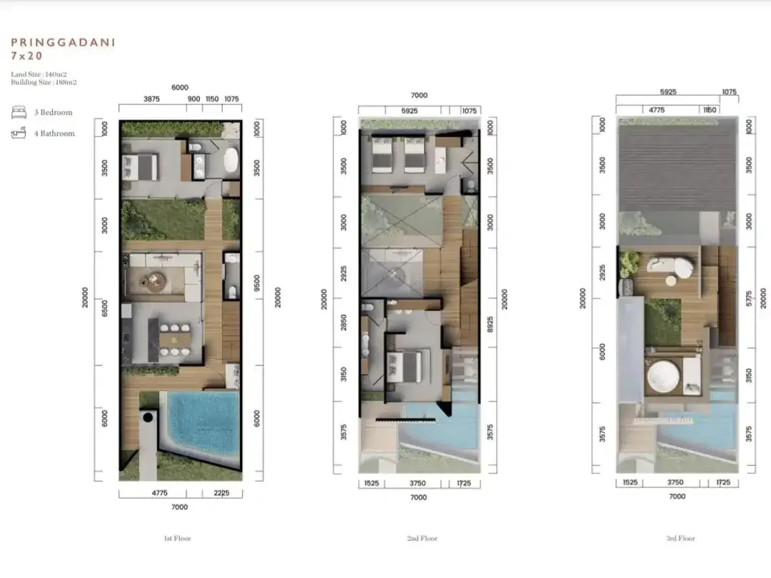 Parang Kencana Residence Seminyak High End Cluster Villa - Image 8 of 10