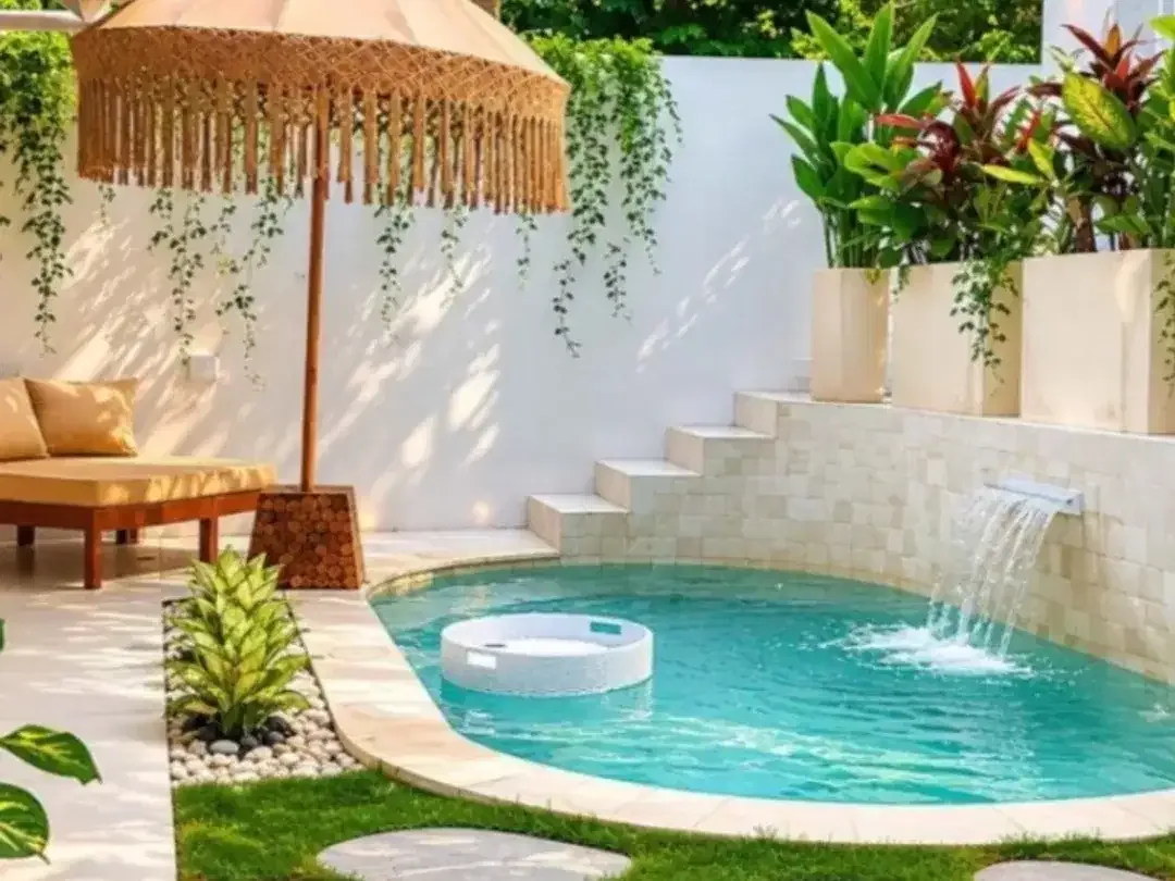 Leasehold -   Exclusive 2-Bedroom Villa with Private Pool in Padonan, Canggu, Bali - Image 1 of 10