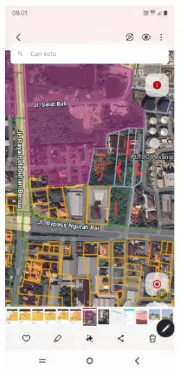 Tanah 1,3 Hektar di Jl Bypass Ngurah Rai - Image 10 of 10