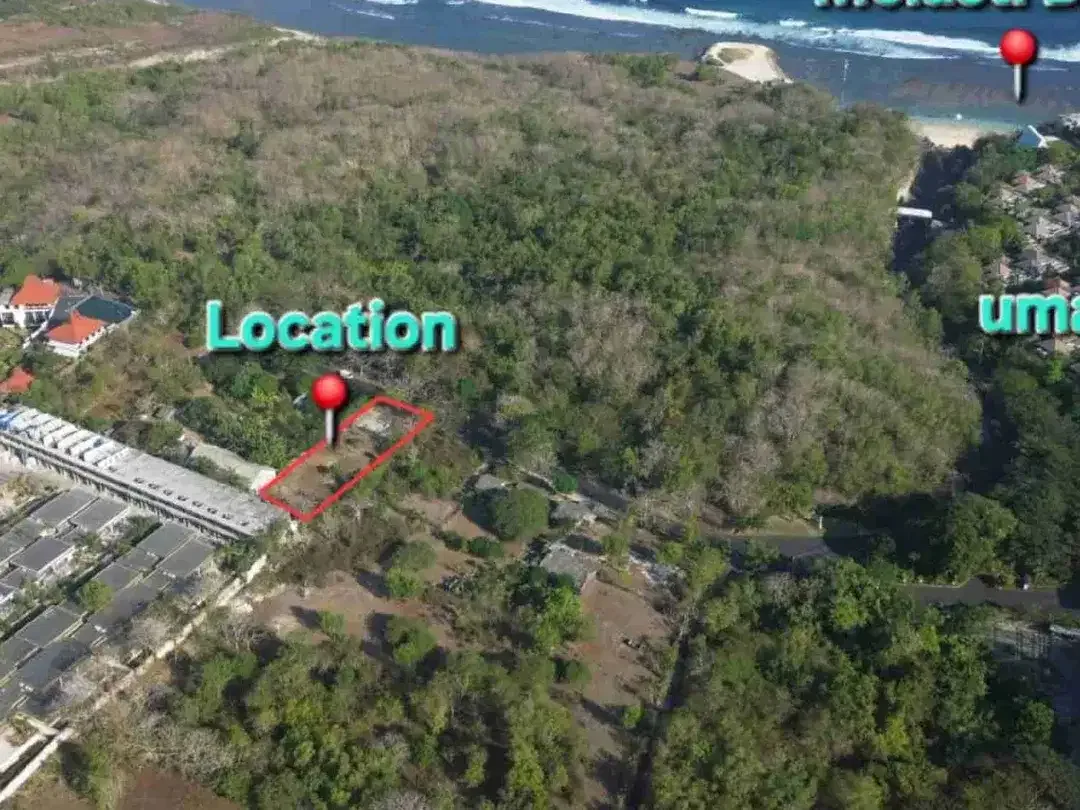 DISEWAKAN TANAH 11,4 ARE DEKAT PANTAI MELASTI, UNGASAN - Image 3 of 5