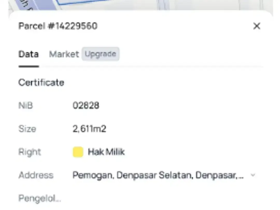 Tanah 46 Are di Suwung Denpasar - Image 5 of 6