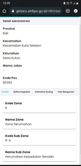 Tanah 8 Are di Kutuh - Image 9 of 9