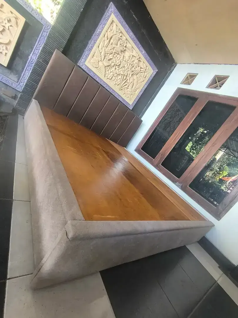 Dipan kayu lapis spon minimalis - Image 2 of 4