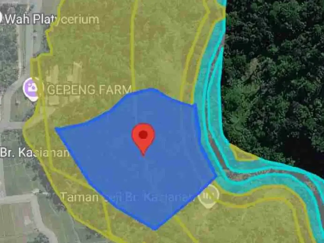 Tanah Terasering View Sungai Ayung Di Pangsan Petang Badung - Image 3 of 5