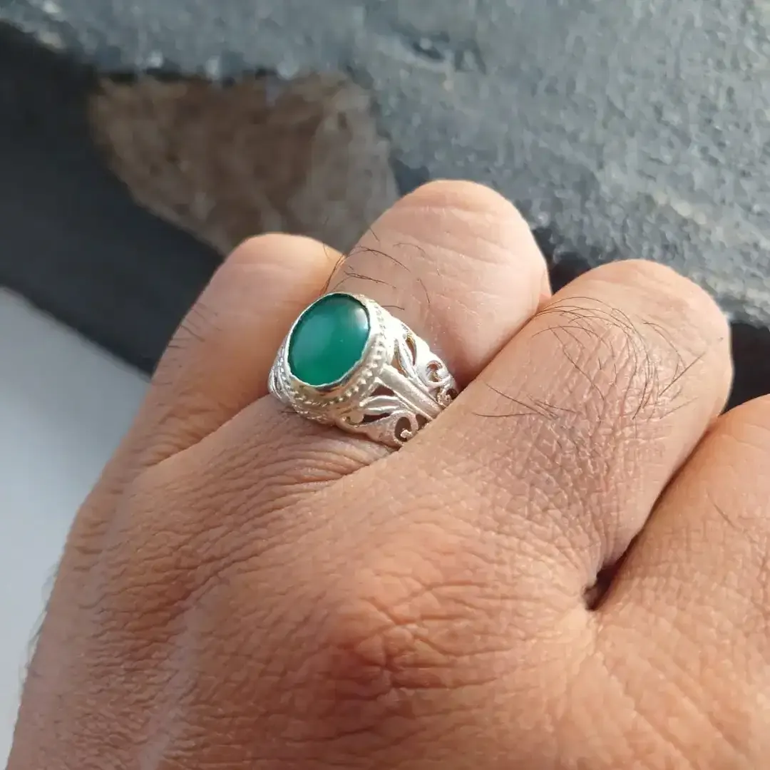Cincin Natural Hijau Lumut - Image 5 of 7