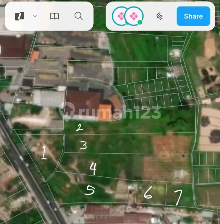 Tanah Zona Perdagangan Jasa di Cargo Permai Ubung Denpasar - Image 2 of 4