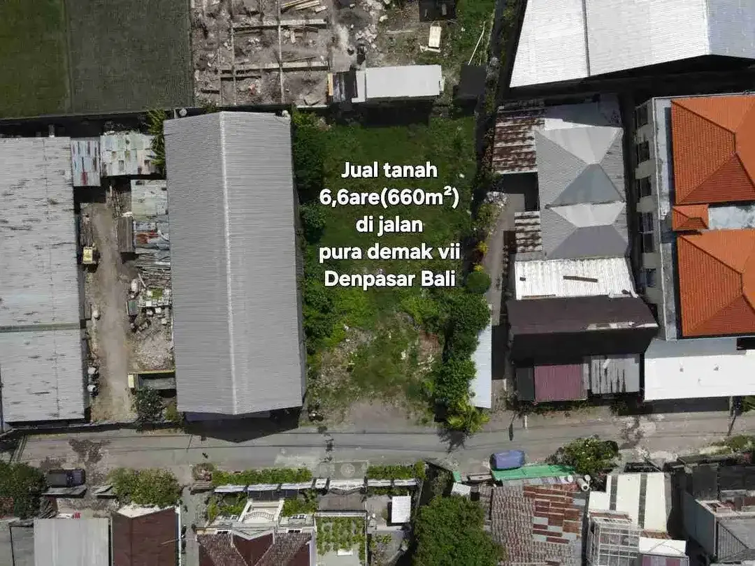Jual tanah 6,6are di Pura demak, teuku umar barat Denpasar Bali - Image 3 of 9