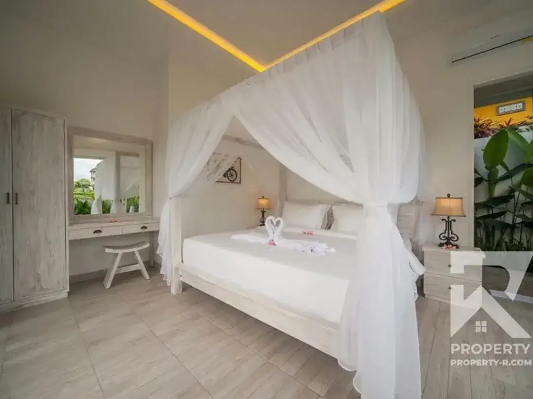 Vila 3 Kamar Tidur Luas dengan Pemandangan Sawah di Ubud Bali untuk Dijual Leasehold Hak Sewa - Image 6 of 10