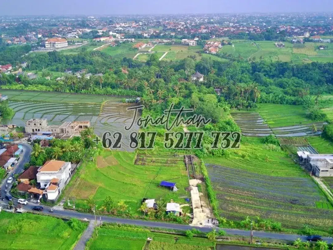 Dijual Tanah View Sawah Zona Wisata di Pantai Nyanyi Tabanan Bali - LSADT - Image 4 of 10