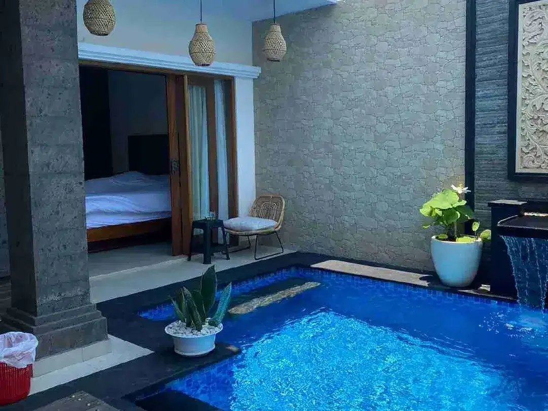 Disewakan Villa Cantik di Sanur Bali – 2 Kamar Tidur, Fully Furnished, Kolam Renang, Dekat Pantai Mertasari - Image 2 of 10