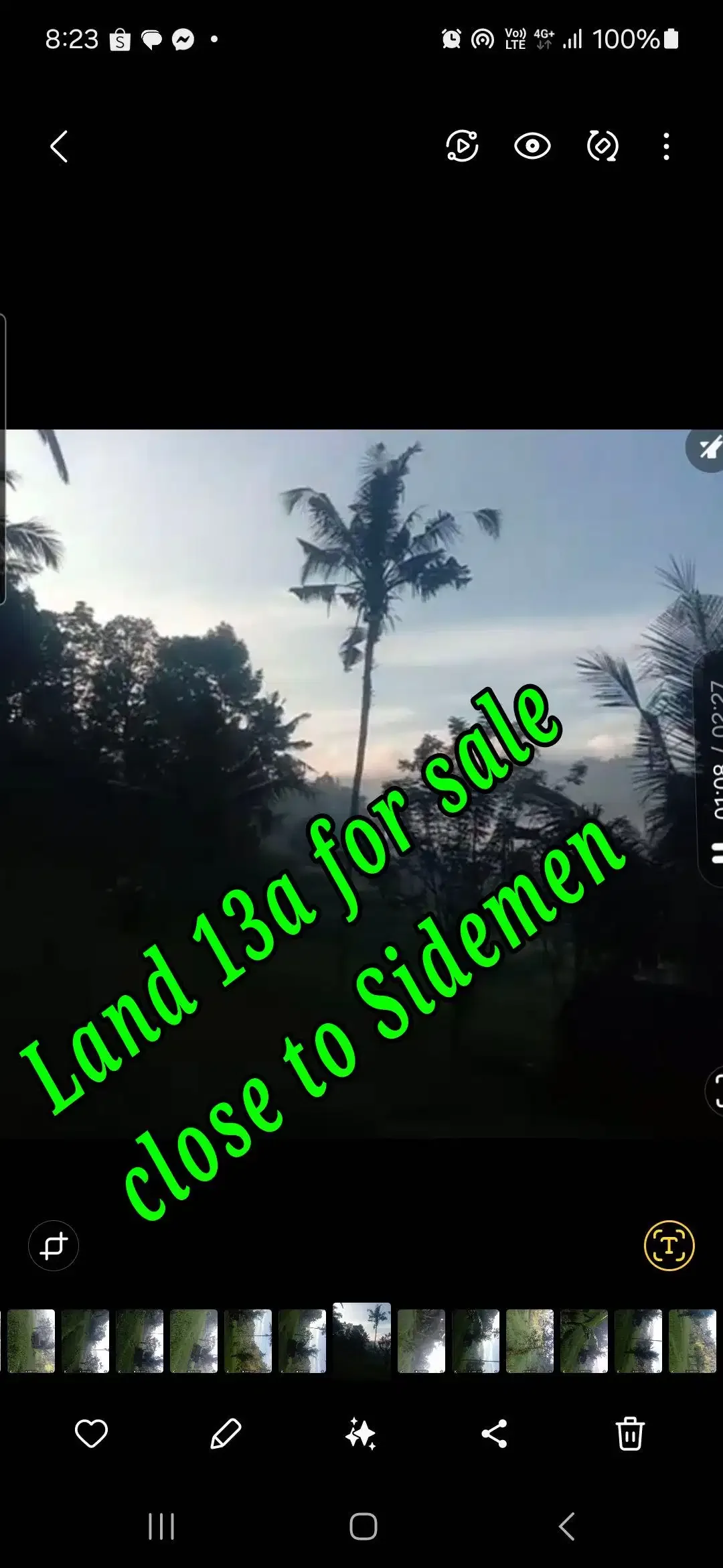 Land 13a for Sale close to Sidemen Traditional Village Bali - Image 1 of 10