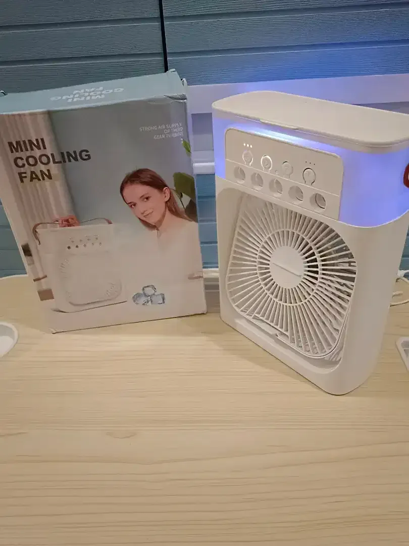 Kipas Mini Ac Portable Air Cooler Fan 10W Uk. 18x7x24cm Ada 3kecepatan - Image 5 of 10