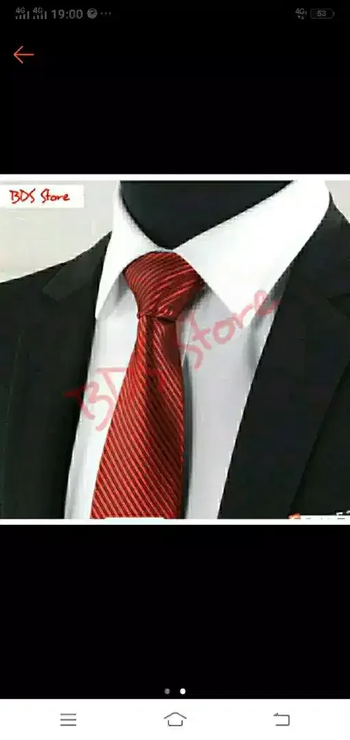 Dasi Formal Motif Salur lelaki dewasa - Image 3 of 8