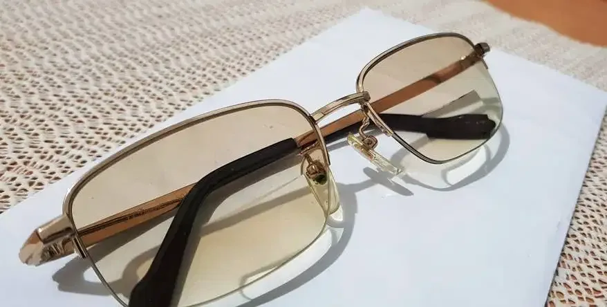 Kaca mata Frame ST DUPONT original TITANIUM Brown and White - Image 2 of 10