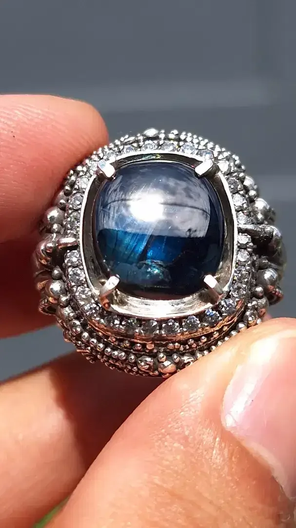 Bangsing biru thailand sapphire - Image 2 of 7