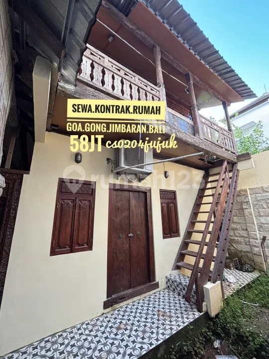 Kontrak Sewa Rent Rumah Style Joglo Dekat Gwk Jimbaran Bali - Image 1 of 4