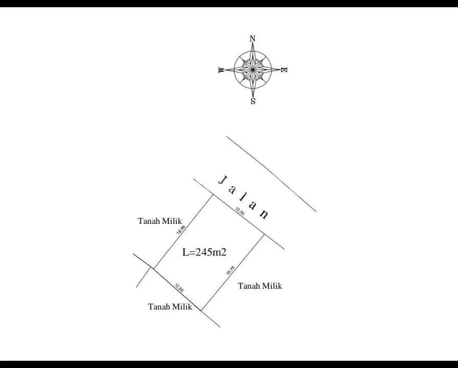 Dijual Cepat! Lahan Premium 245 M² Seminyak - SHM, Siap Bangun, Lokasi Strategis - Image 4 of 4