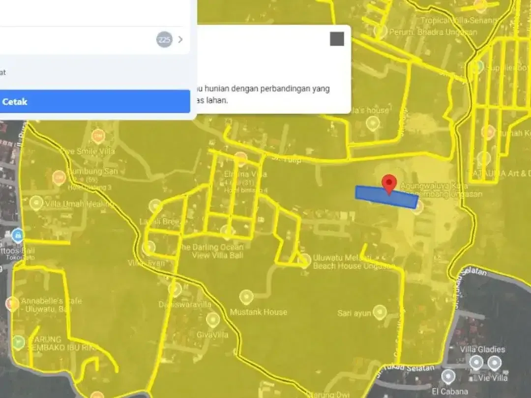 Dijual Lahan Strategis Dekat Beach Club Hits! Investasi Cerdas di Segitiga Emas Uluwatu. - Image 3 of 4
