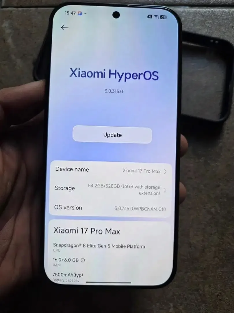 xiaomi 17 promax 16/512gb - Image 3 of 10