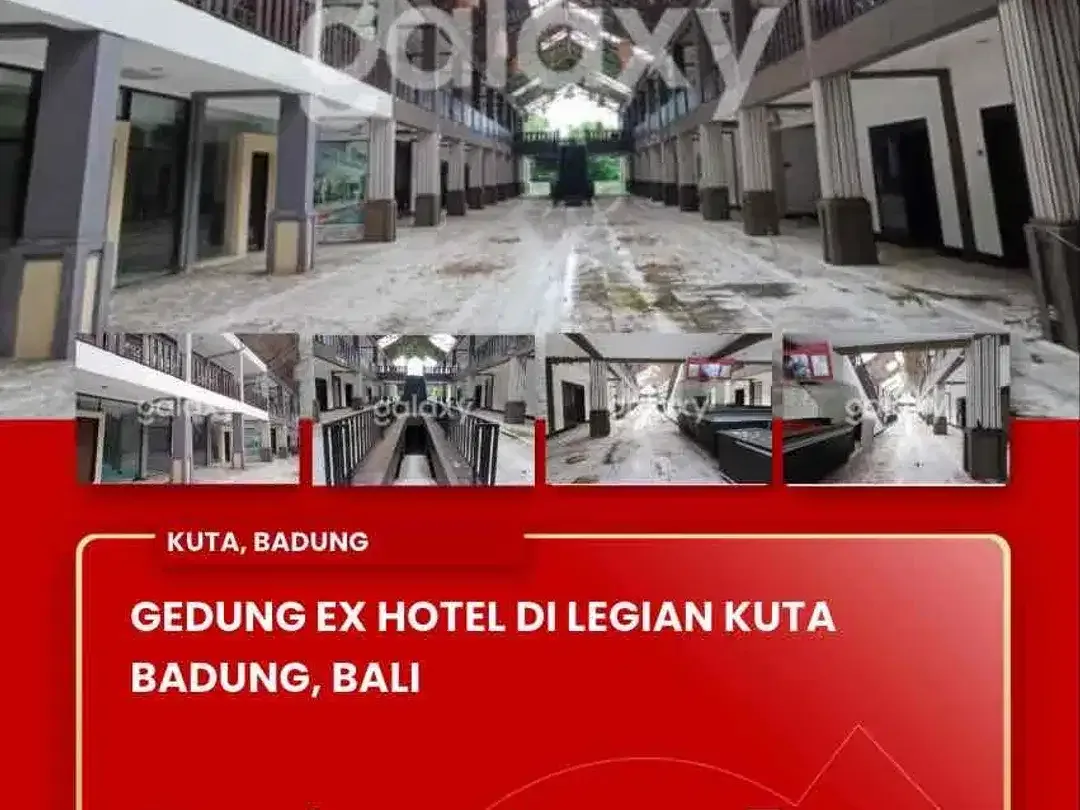 DIJUAL GEDUNG EX HOTEL DAERAH LEGIAN BALI - Image 1 of 9