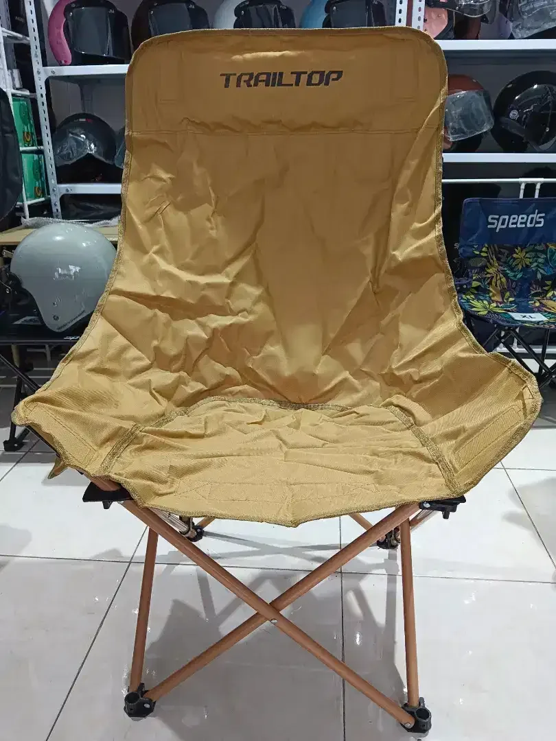 PROMO Kursi Lipat Sandaran Tinggi camping/mancing/gunung UK.47x47x91cm - Image 7 of 9