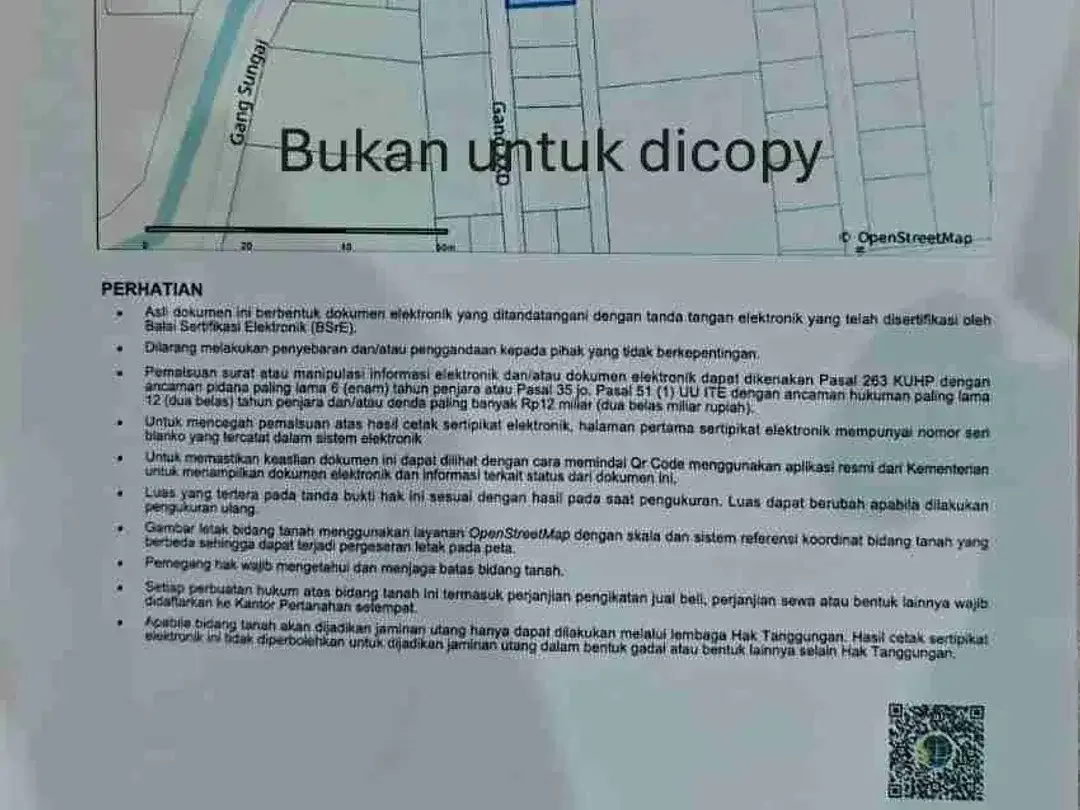 Tanah luas kecil Jalan Tukad Badung 20 cocok untuk unian - Image 6 of 6
