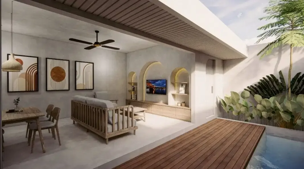 Tava Villas & Suites Jimbaran,Bali-Type 2 BrPool Villa-Full Furnished - Image 2 of 10