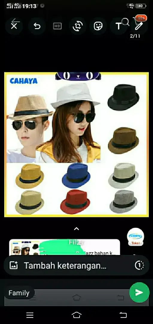 Topi Fedora dan Tompi Jazz - Image 6 of 10