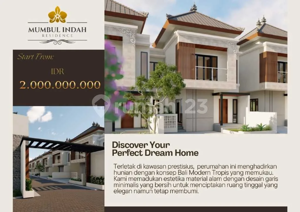 Project Rumah Baru di Kawasan Elit Mumbul Nusa Dua Dekat Tol - Image 1 of 4