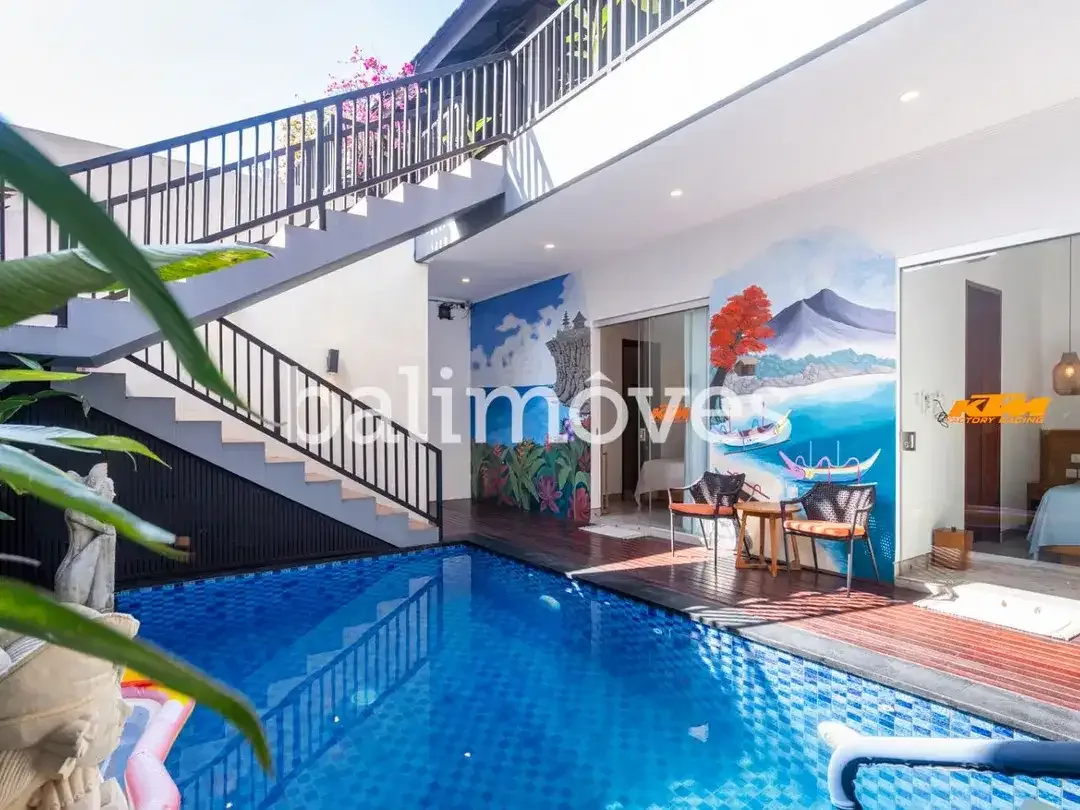 Vila Modern Minimalist Dua Kamar Tidur di Tepi Pantai Sanur - Image 6 of 10