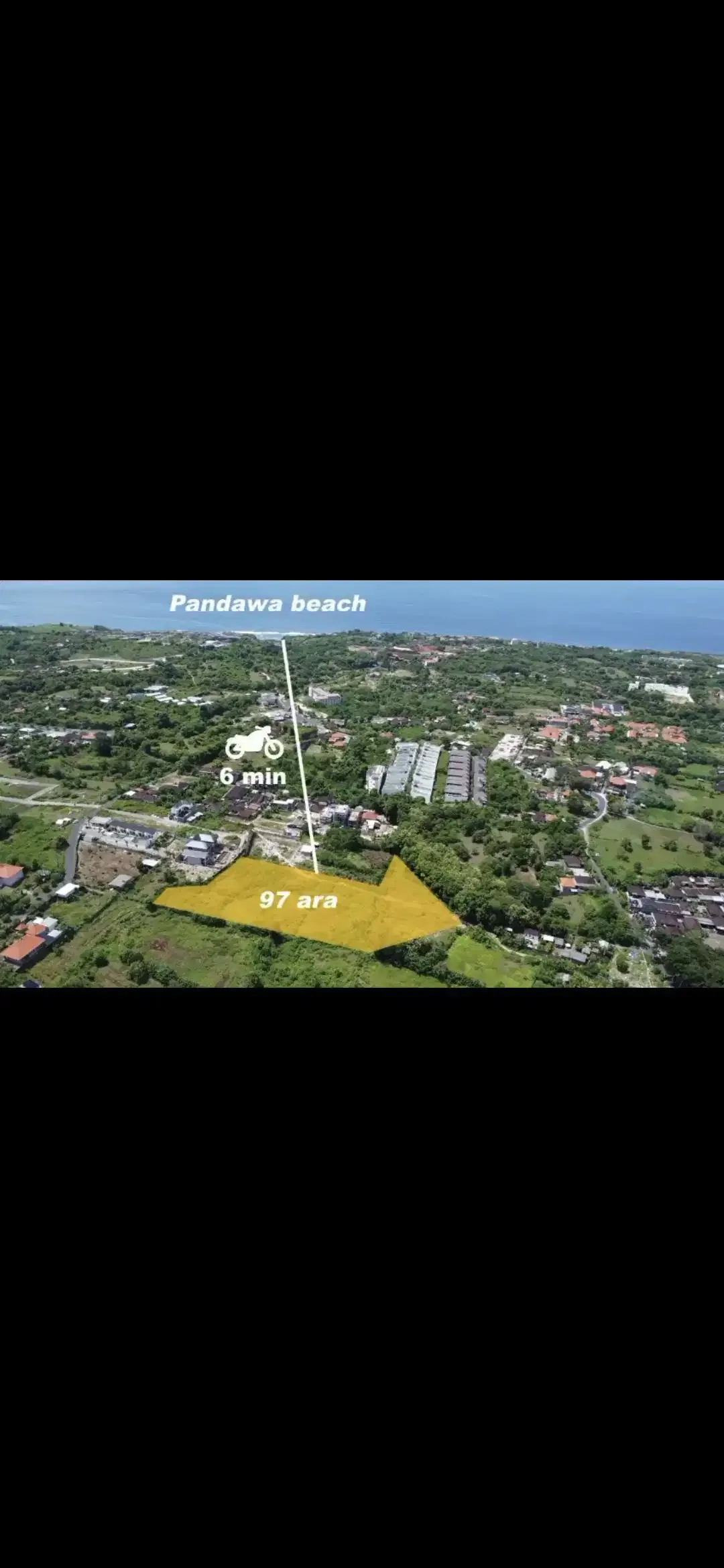 Dijual Tanah 97a di dekat Pandawa Beach Pecatu Bali - Image 2 of 10