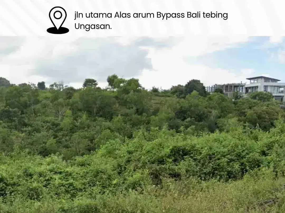 Dijual tanah jln utama Alas arum Bypass Bali tebing Ungasan - Image 1 of 5