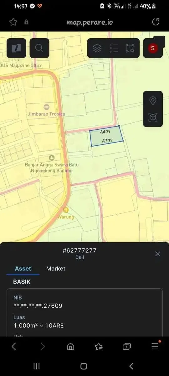 Dijual Kavling di Goa Gong - Image 5 of 6