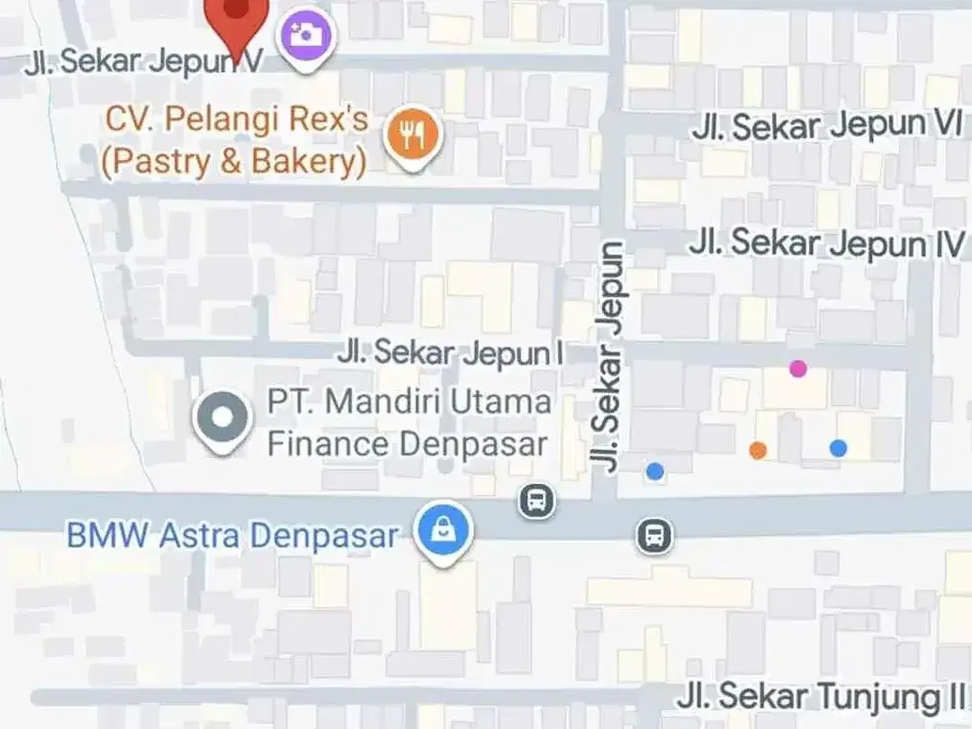 TANAH LOKASI Jln. SEKAR JEPUN DENPASAR TIMUR DEKAT DYATMIKA SCHOOL - Image 2 of 6