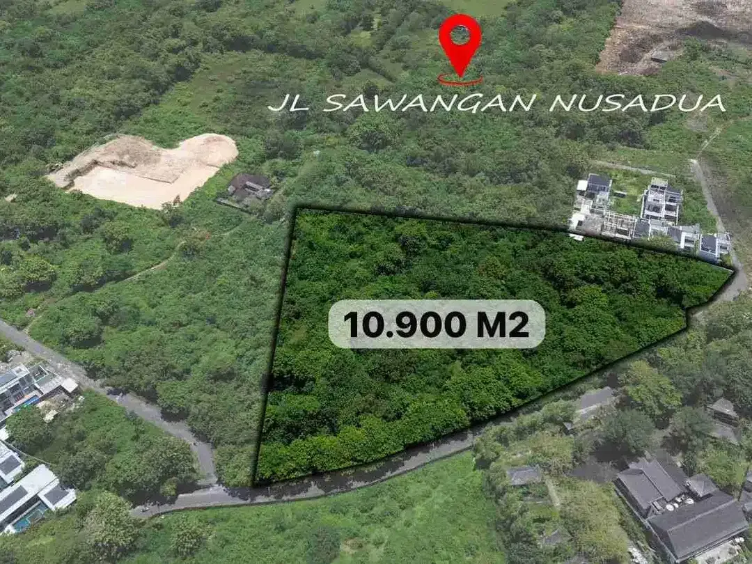 Lahan premium zona pariwisata jalan Utama nusa Dua cocok untuk investasi resort apartemen atau villa komplek - Image 5 of 9