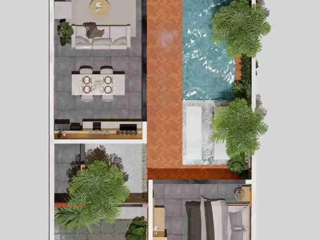 EXCLUSIVE 2BR VILLA IN KEDONGANAN  PRIVATE POOL | 30 YEARS LEASE - Image 9 of 10