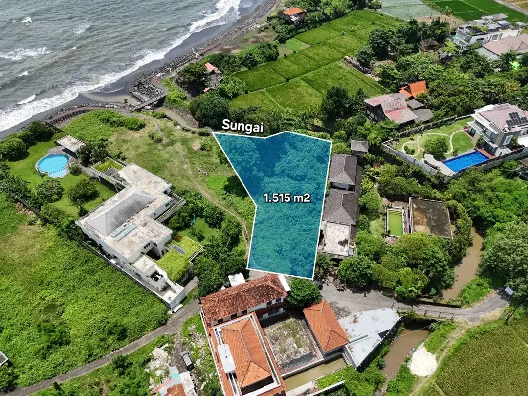 PREMIUM LAND FOR SALE IN KETEWEL, GIANYAR – OCEAN VIEW & TOURISM ZONING - Image 1 of 6