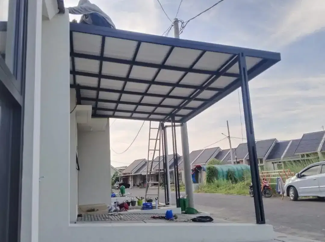 Pemasangan kanopi ,bongkar pasang atap, pemasangan plafon pvc dll. - Image 8 of 9