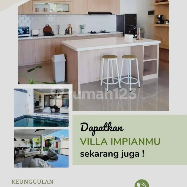 Villa Lokasi Strategis Diperbukitan Luas Furnished Pool di Pecatu - Image 2 of 4