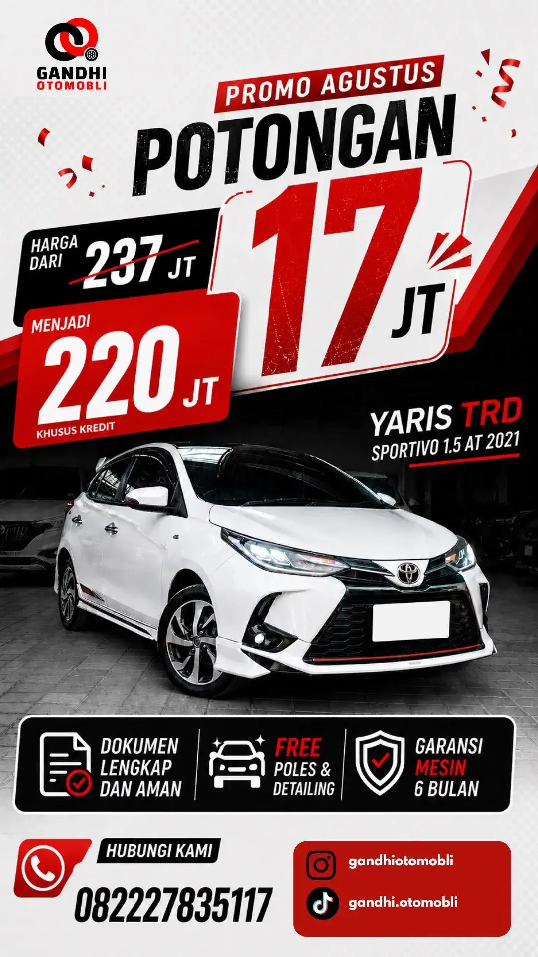 Toyota Yaris Joker 1.5 Matic 2021 - Image 1 of 10